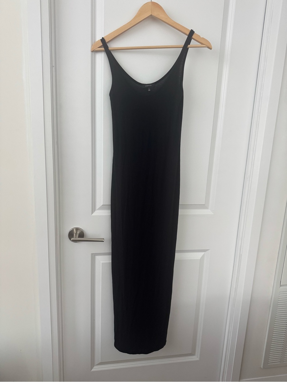 Babaton black maxi dress